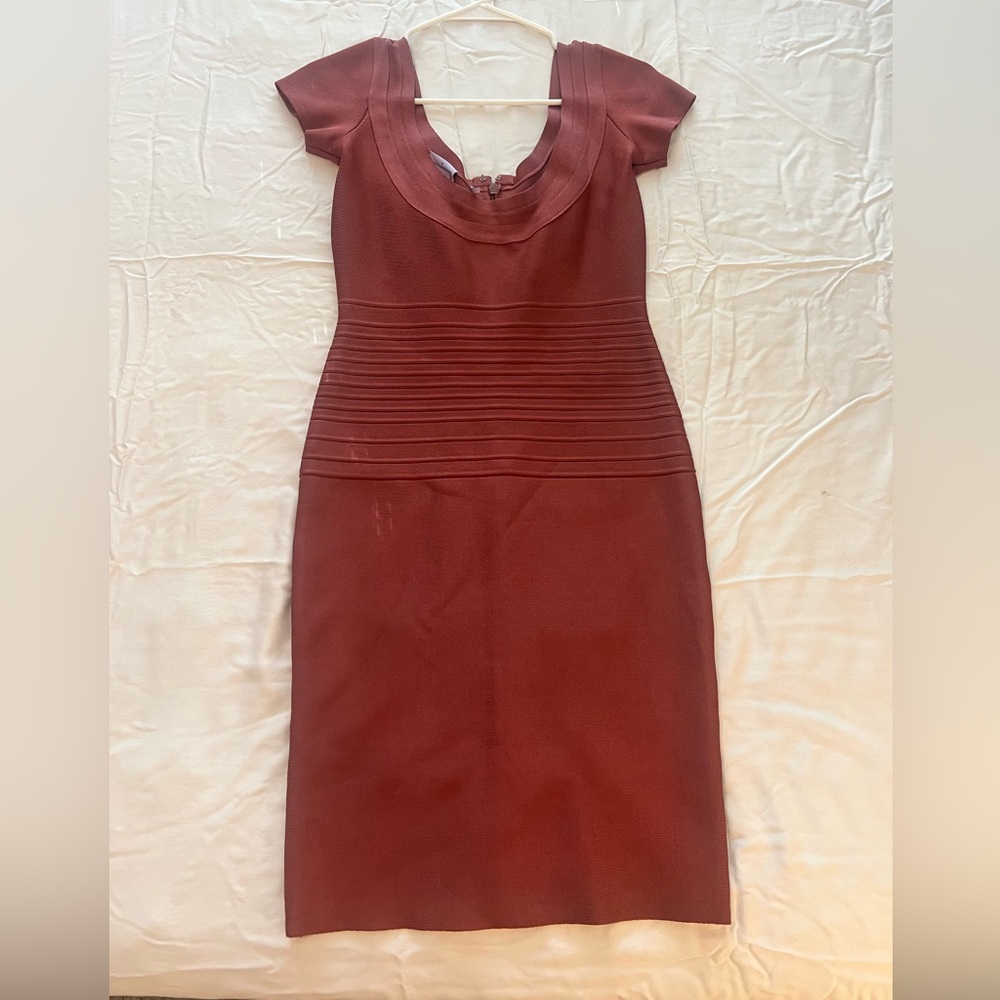 Herve Leger mauve mint condition